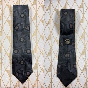FENDI Vintage 100% Silk Tie